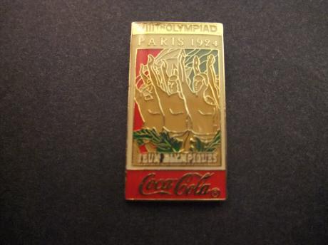 Olympische Spelen Parijs 1924 sponsor Coca Cola